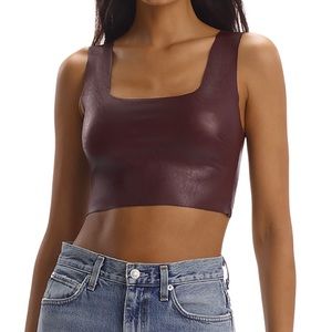 Commando Faux Leather Crop Top